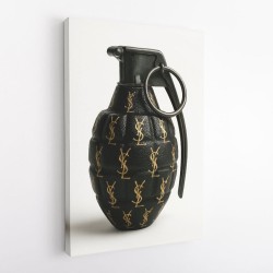 Saint Laurent Fashion Inspired Grenade Wall Art  